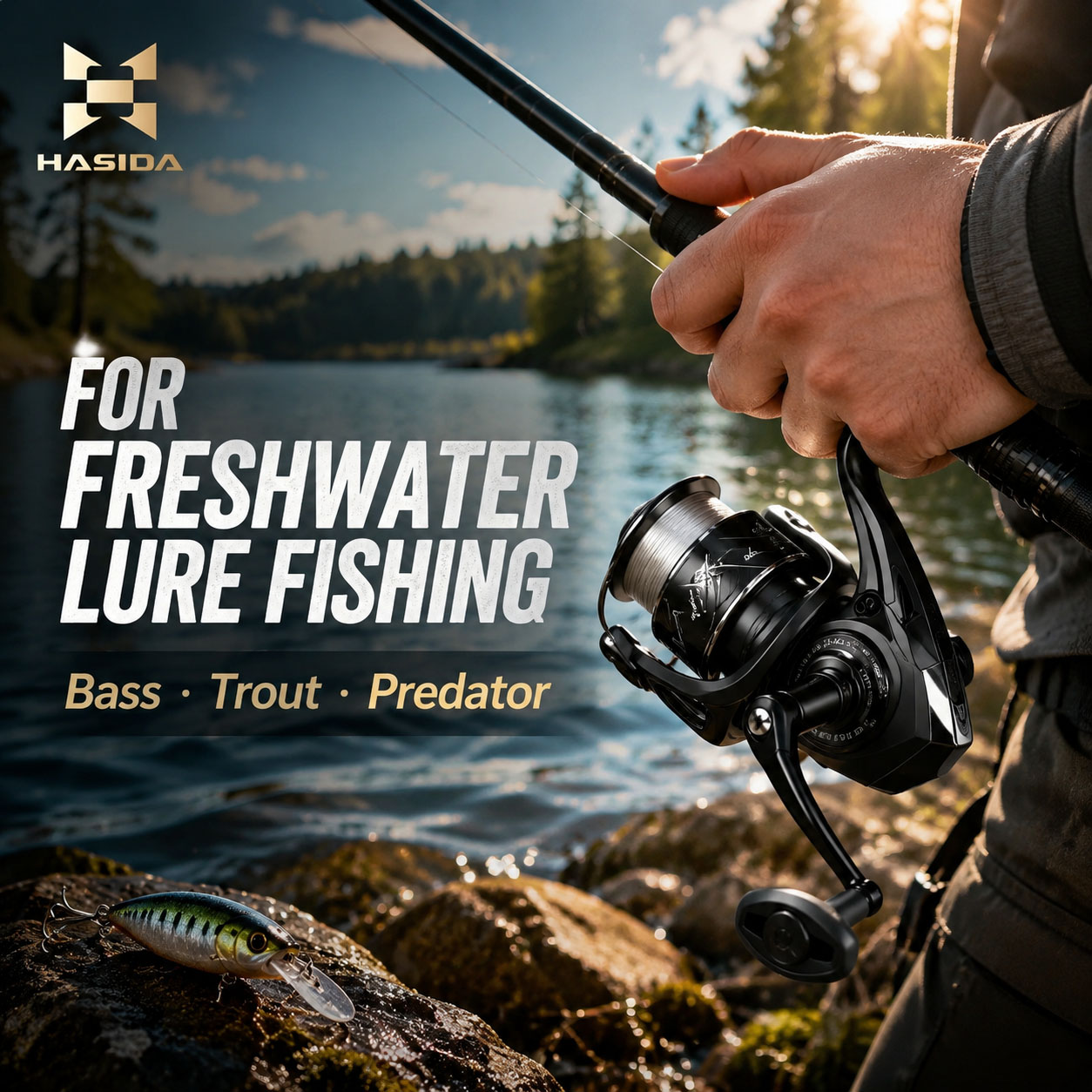 HASIDA AULA Air Spinning Reel  - огляд і ціна Abu Garcia Reel Max