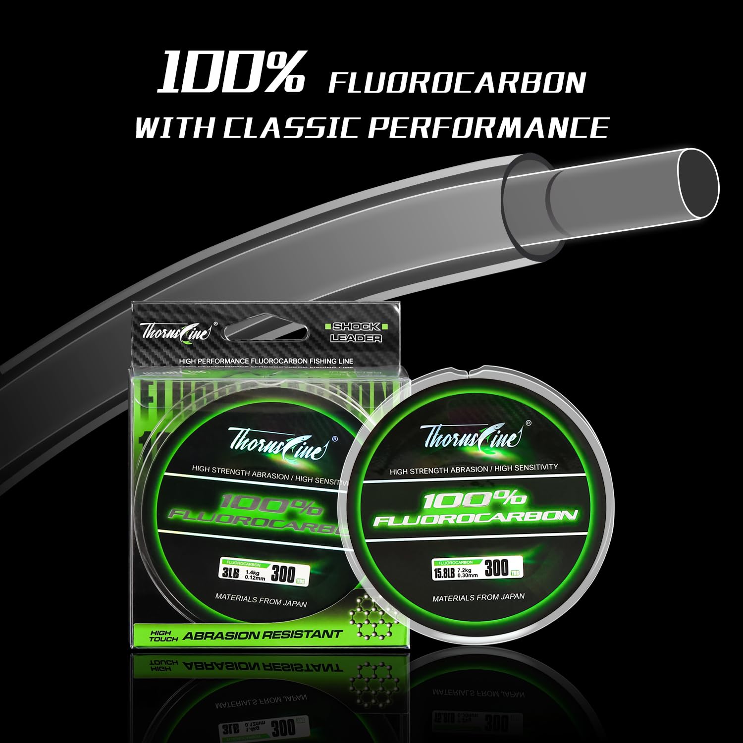 ThornsLine 100% Fluorocarbon F - огляд і ціна Fluorocarbon Line