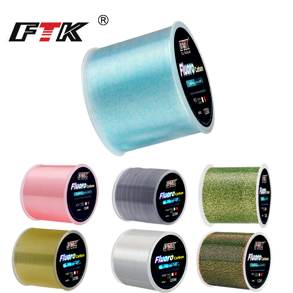 FTK 120m Invisible Fishing Lin - огляд і ціна Fluorocarbon Line