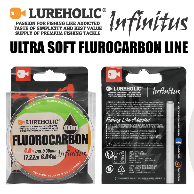 Lureholic Infinity Utra Soft 1 - огляд і ціна Fluorocarbon Line