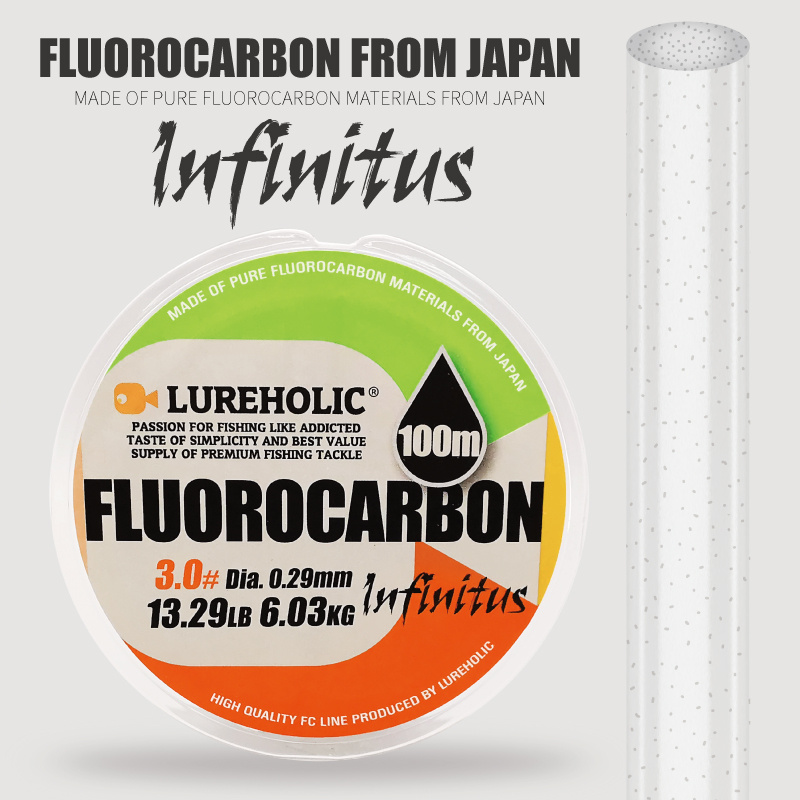 Lureholic Infinity Utra Soft 1 - огляд і ціна Fluorocarbon Line