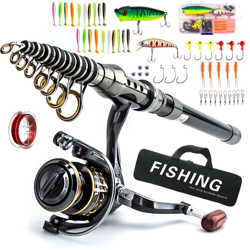 Carbon Fiber Telescopic Fishin - огляд і ціна Freshwater Line
